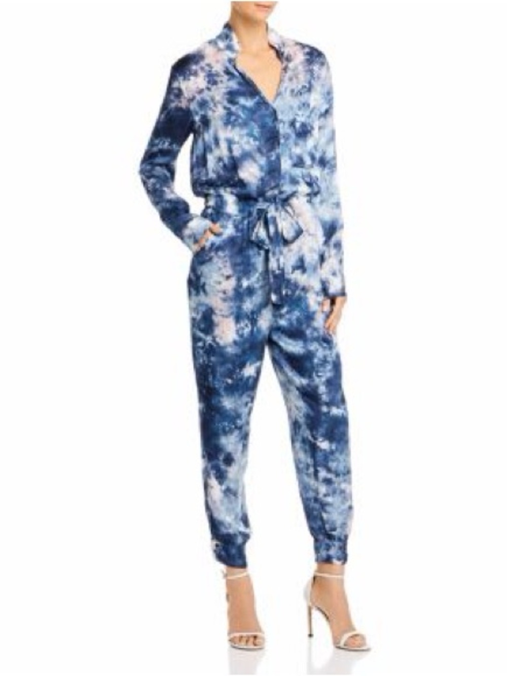Young Fabulous & Broke silky Stacey Tie-Dye Jumpsuit